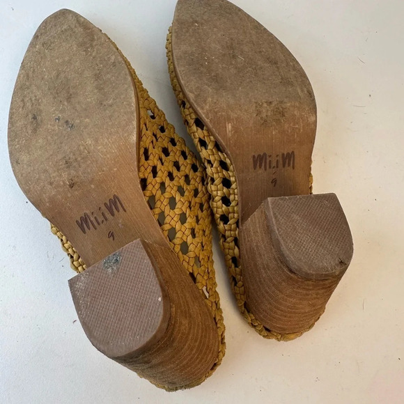 Mi.iM Paris Woven Leather Mules - Picture 8 of 8